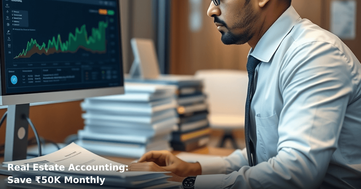 Real Estate Accounting: Save ₹50K Monthly