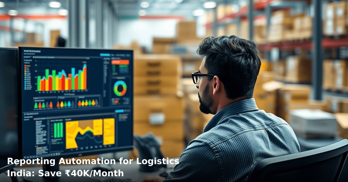 Reporting Automation for Logistics India: Save ₹40K/Month