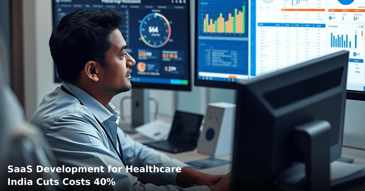 SaaS Development for Healthcare India Cuts Costs 40%