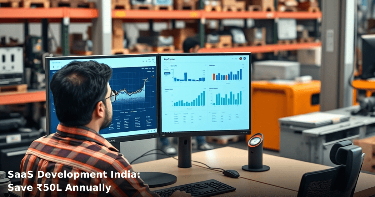 SaaS Development India: Save ₹50L Annually
