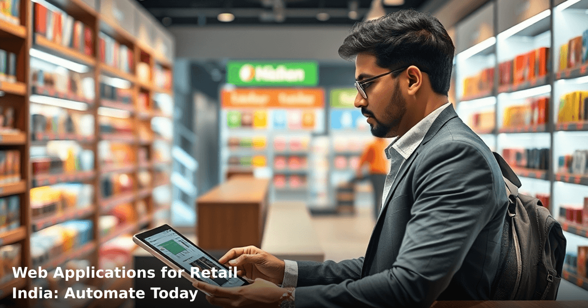 Web Applications for Retail India: Automate Today