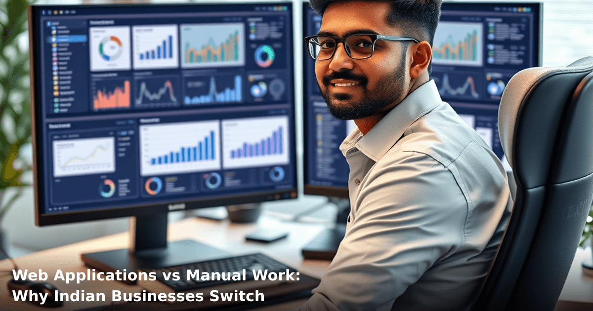 Web Applications vs Manual Work: Why Indian Businesses Switch