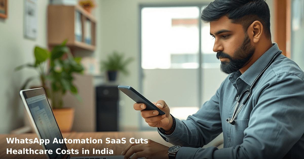 WhatsApp Automation SaaS Cuts Healthcare Costs in India