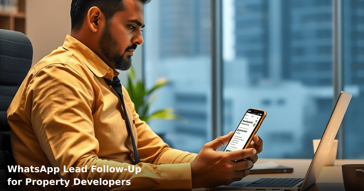 WhatsApp Lead Follow-Up for Property Developers
