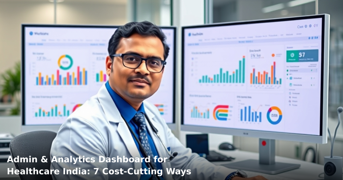 Admin & Analytics Dashboard for Healthcare India: 7 Cost-Cutting Ways