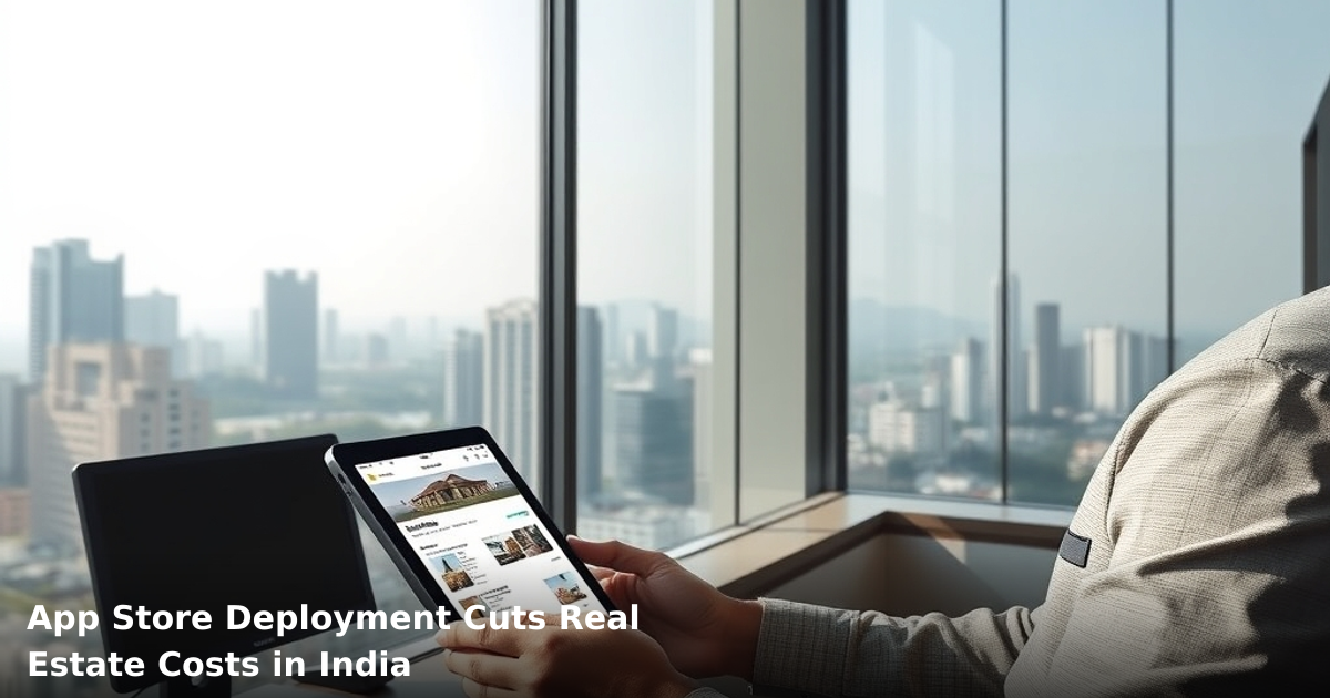 App Store Deployment Cuts Real Estate Costs in India