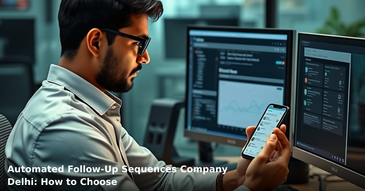 Automated Follow-Up Sequences Company Delhi: How to Choose