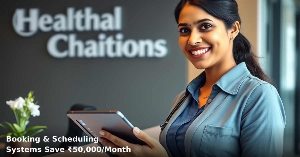 Booking & Scheduling Systems Save ₹50,000/Month