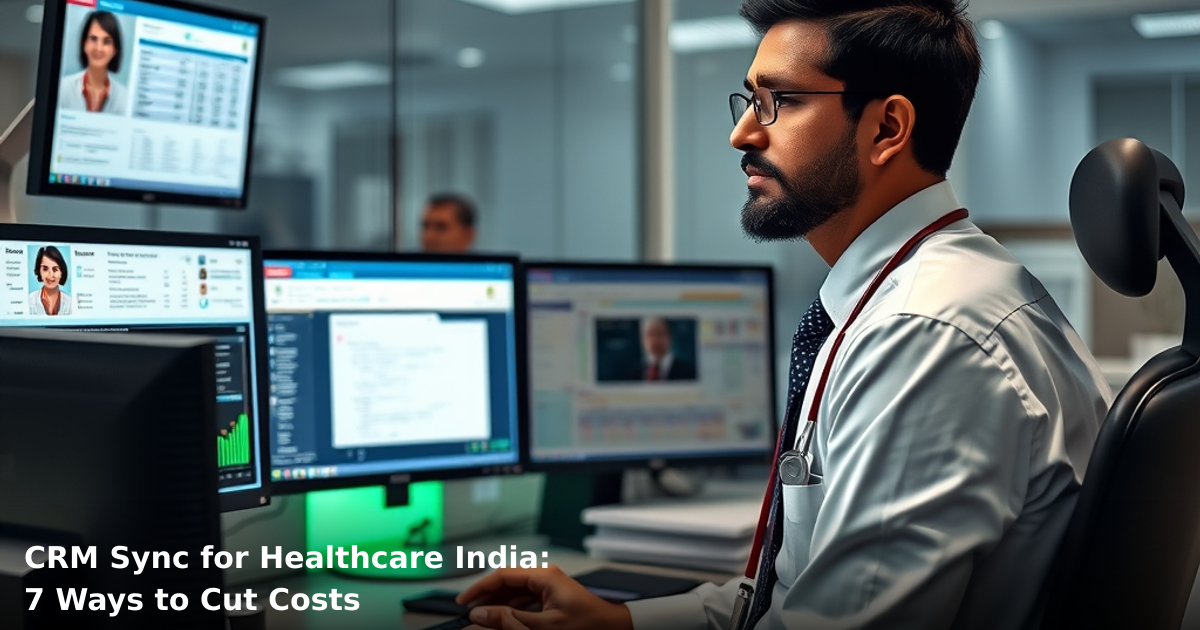 CRM Sync for Healthcare India: 7 Ways to Cut Costs