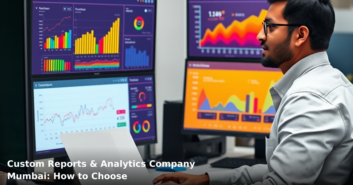 Custom Reports & Analytics Company Mumbai: How to Choose