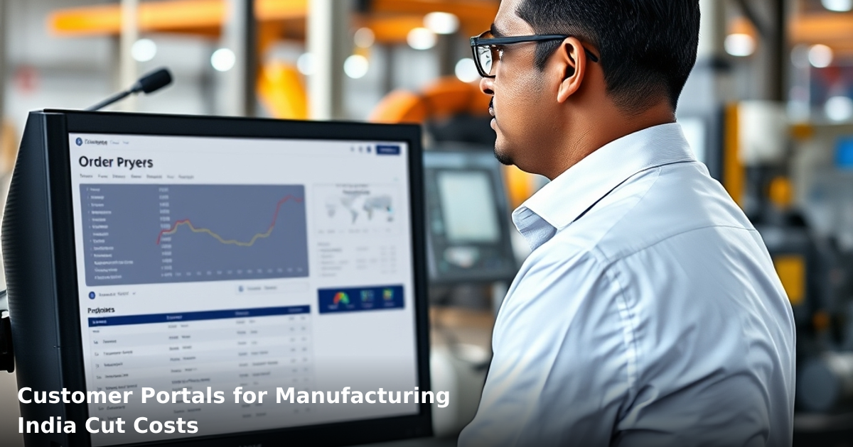 Customer Portals for Manufacturing India Cut Costs