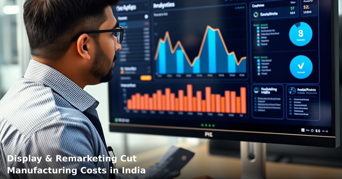 Display & Remarketing Cut Manufacturing Costs in India