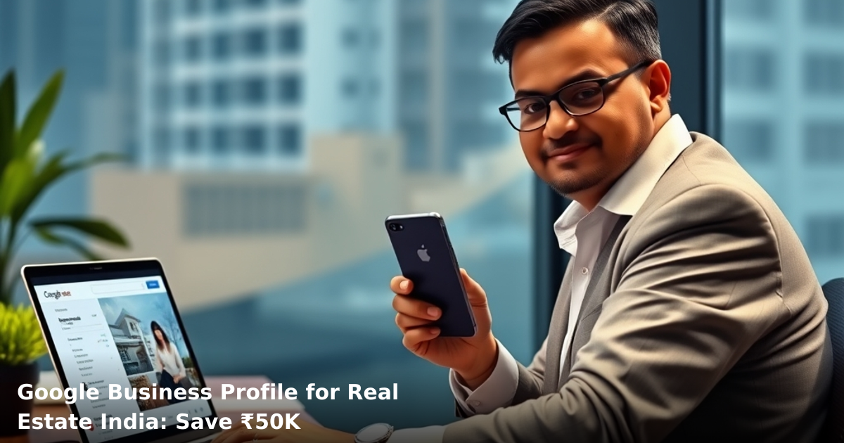 Google Business Profile for Real Estate India: Save ₹50K