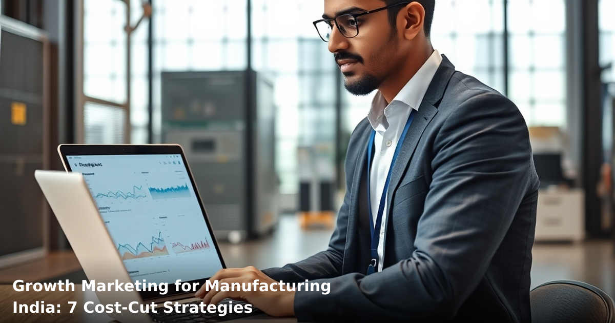 Growth Marketing for Manufacturing India: 7 Cost-Cut Strategies