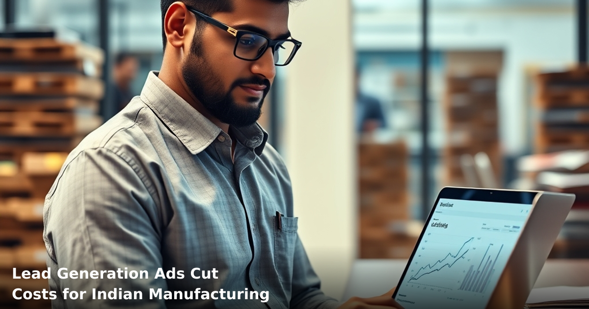 Lead Generation Ads Cut Costs for Indian Manufacturing