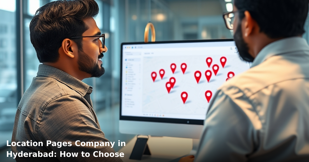 Location Pages Company in Hyderabad: How to Choose