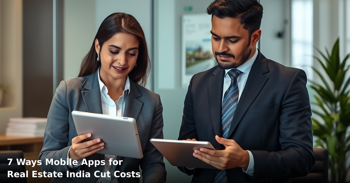 7 Ways Mobile Apps for Real Estate India Cut Costs