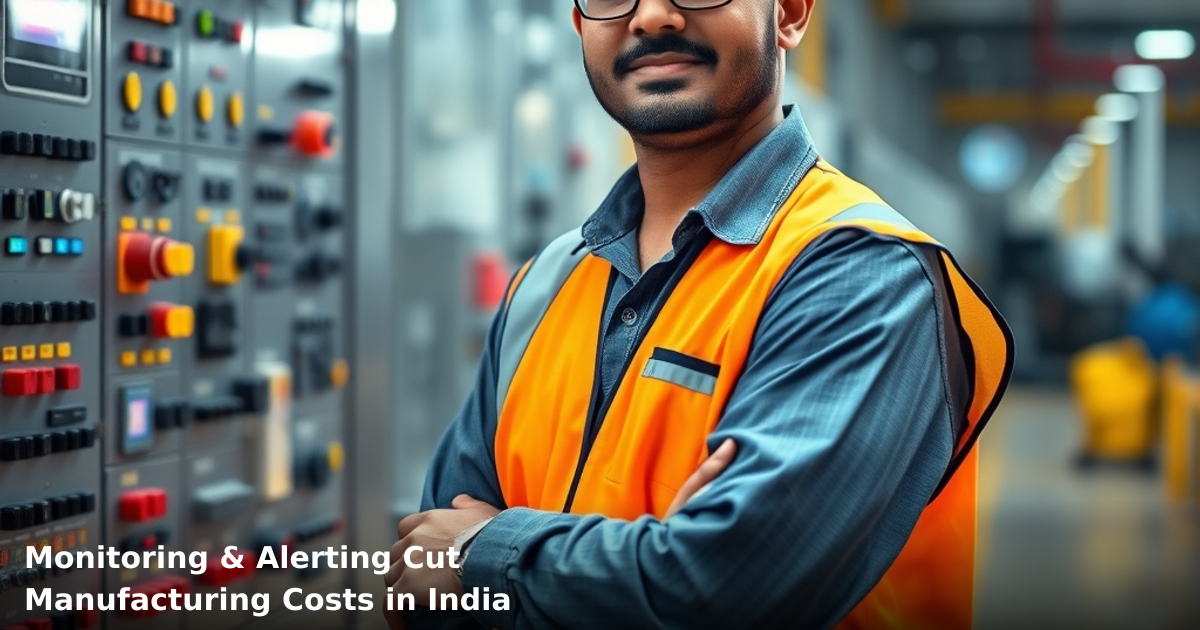 Monitoring & Alerting Cut Manufacturing Costs in India