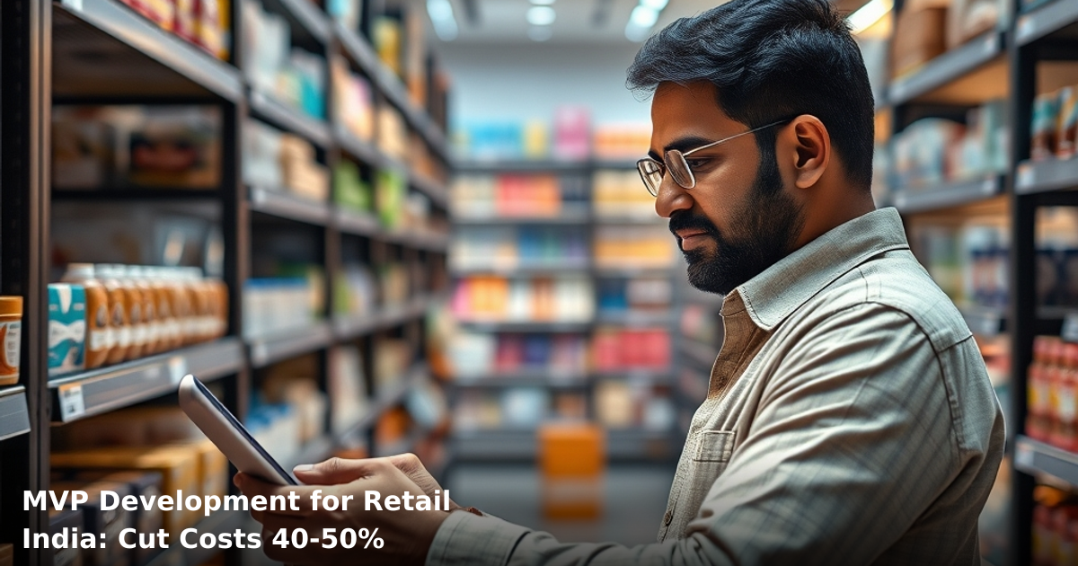 MVP Development for Retail India: Cut Costs 40-50%