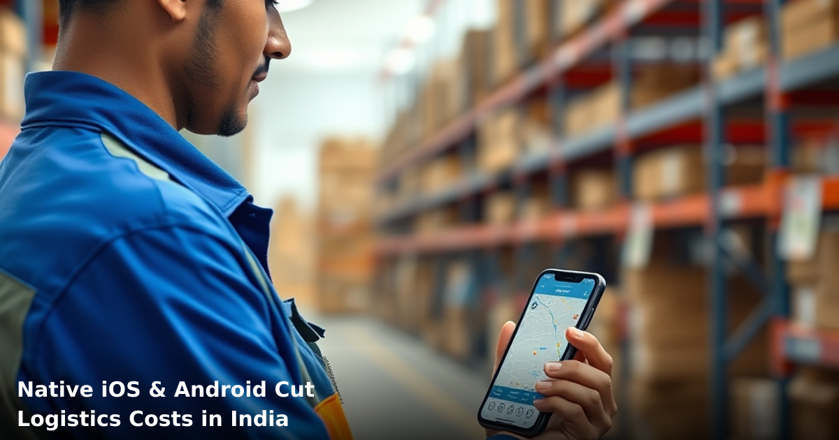 Native iOS & Android Cut Logistics Costs in India