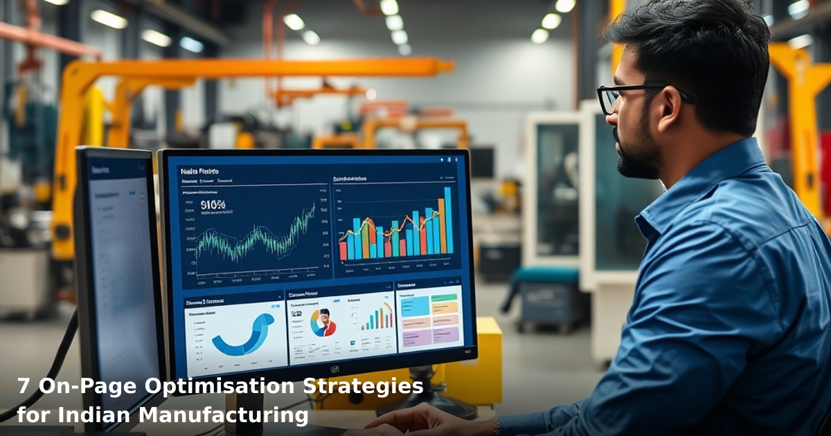 7 On-Page Optimisation Strategies for Indian Manufacturing