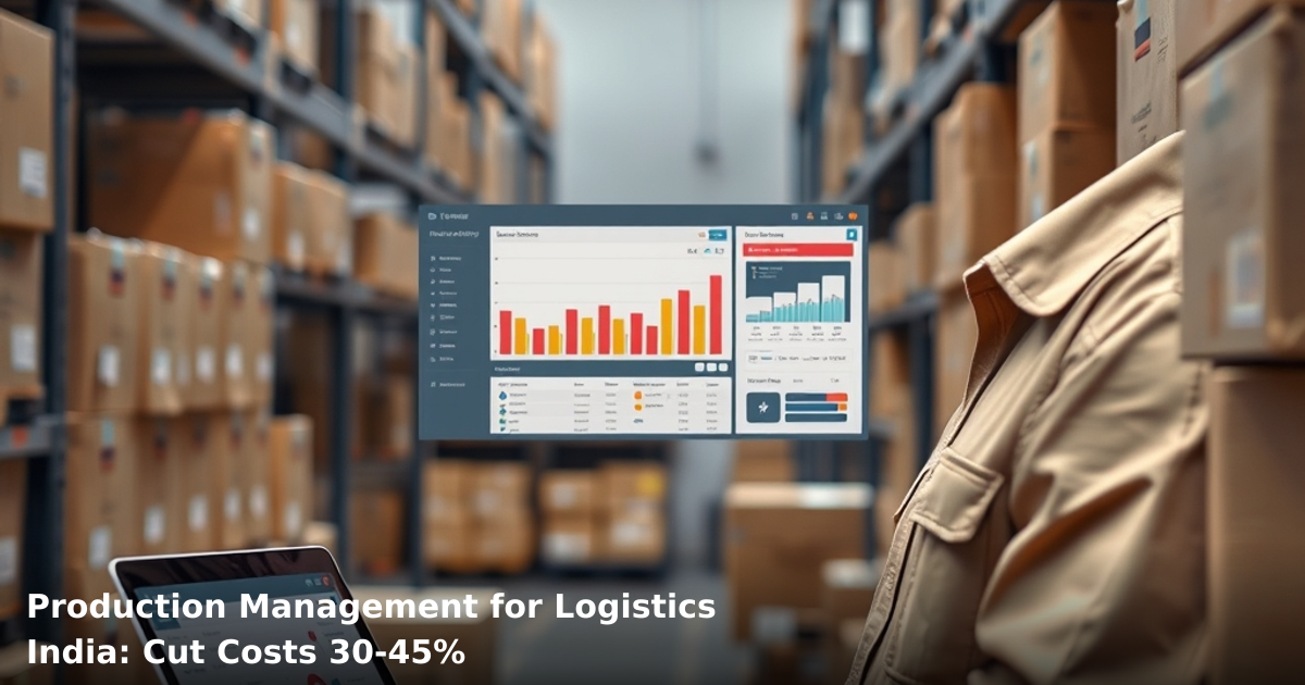 Production Management for Logistics India: Cut Costs 30-45%