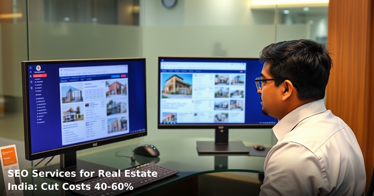 SEO Services for Real Estate India: Cut Costs 40-60%