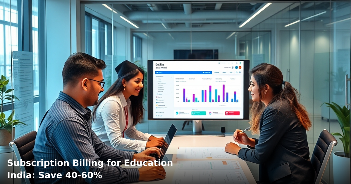 Subscription Billing for Education India: Save 40-60%