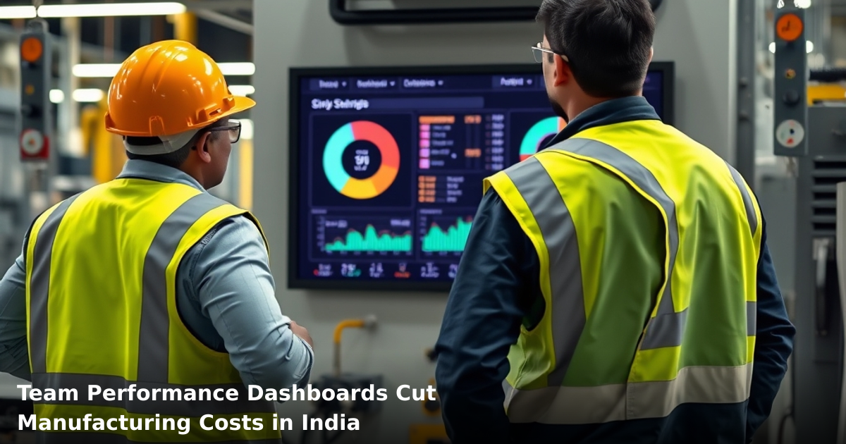 Team Performance Dashboards Cut Manufacturing Costs in India