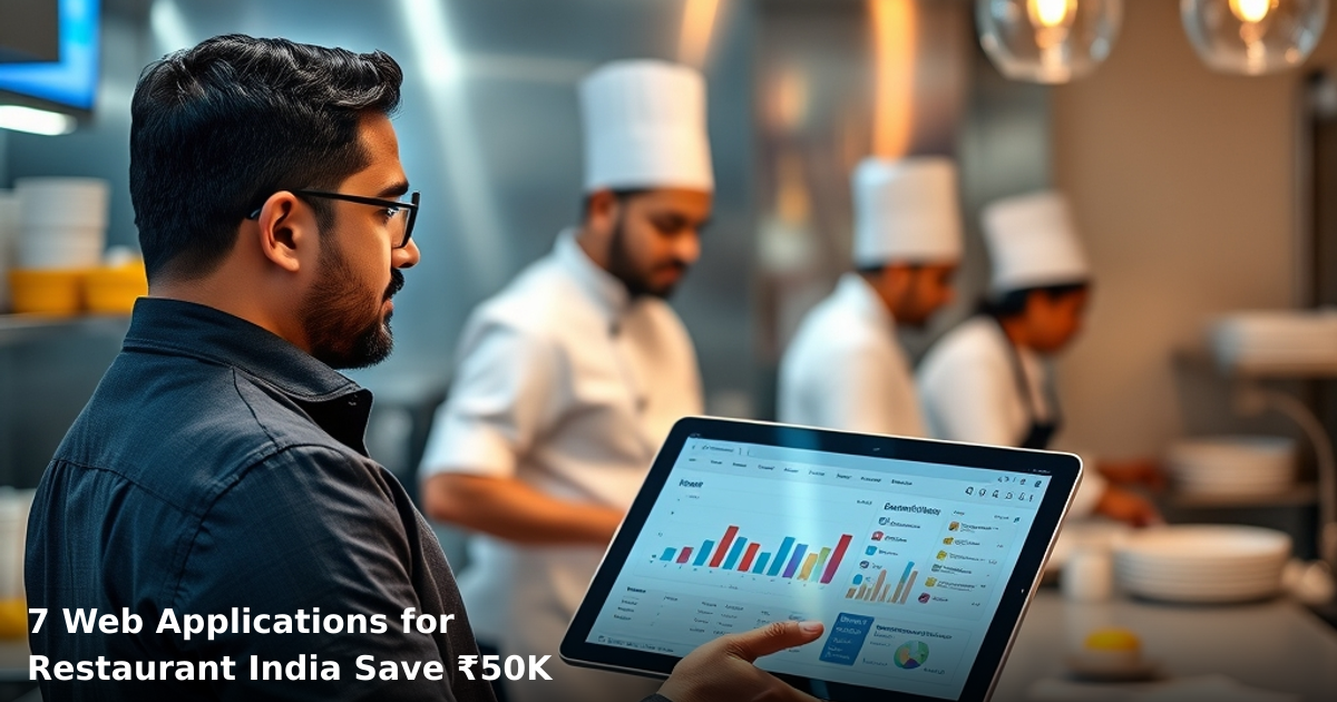 7 Web Applications for Restaurant India Save ₹50K