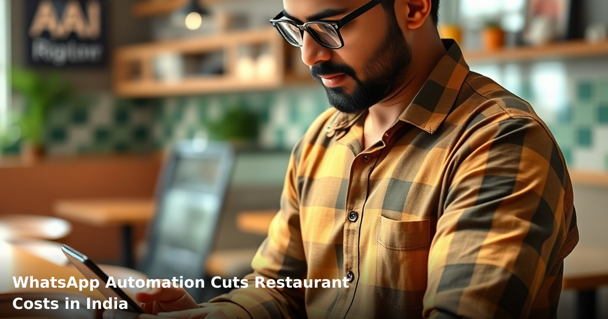 WhatsApp Automation Cuts Restaurant Costs in India