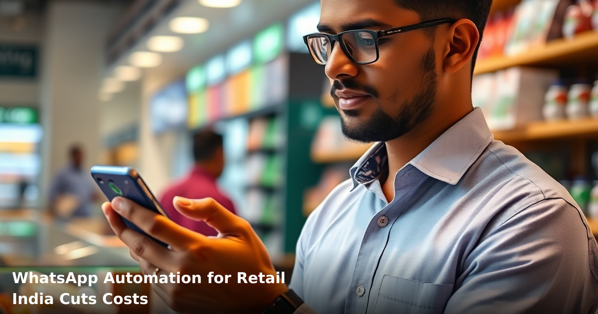 WhatsApp Automation for Retail India Cuts Costs