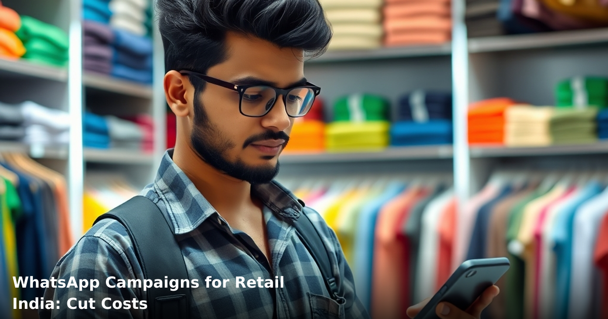 WhatsApp Campaigns for Retail India: Cut Costs